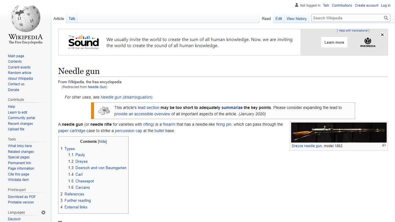 Needle gun - Wikipedia